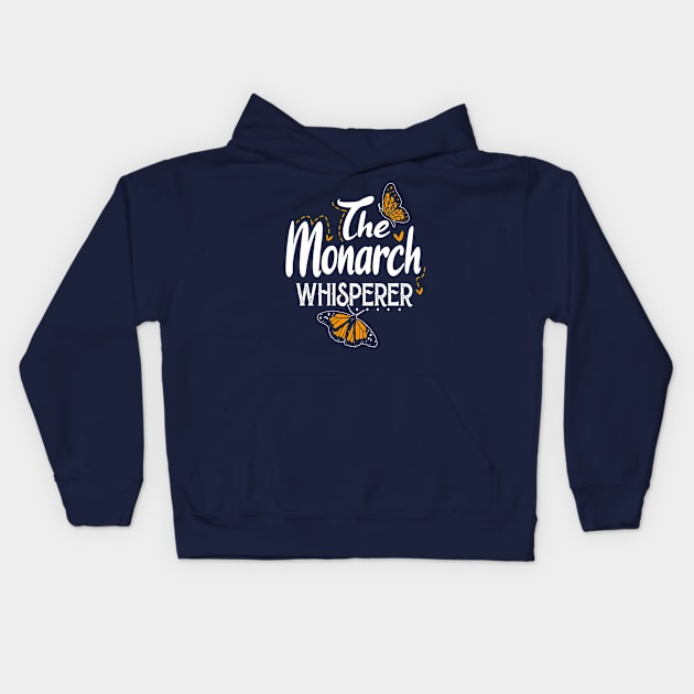 The Monarch Whisperer Kids Hoodie by jonetressie